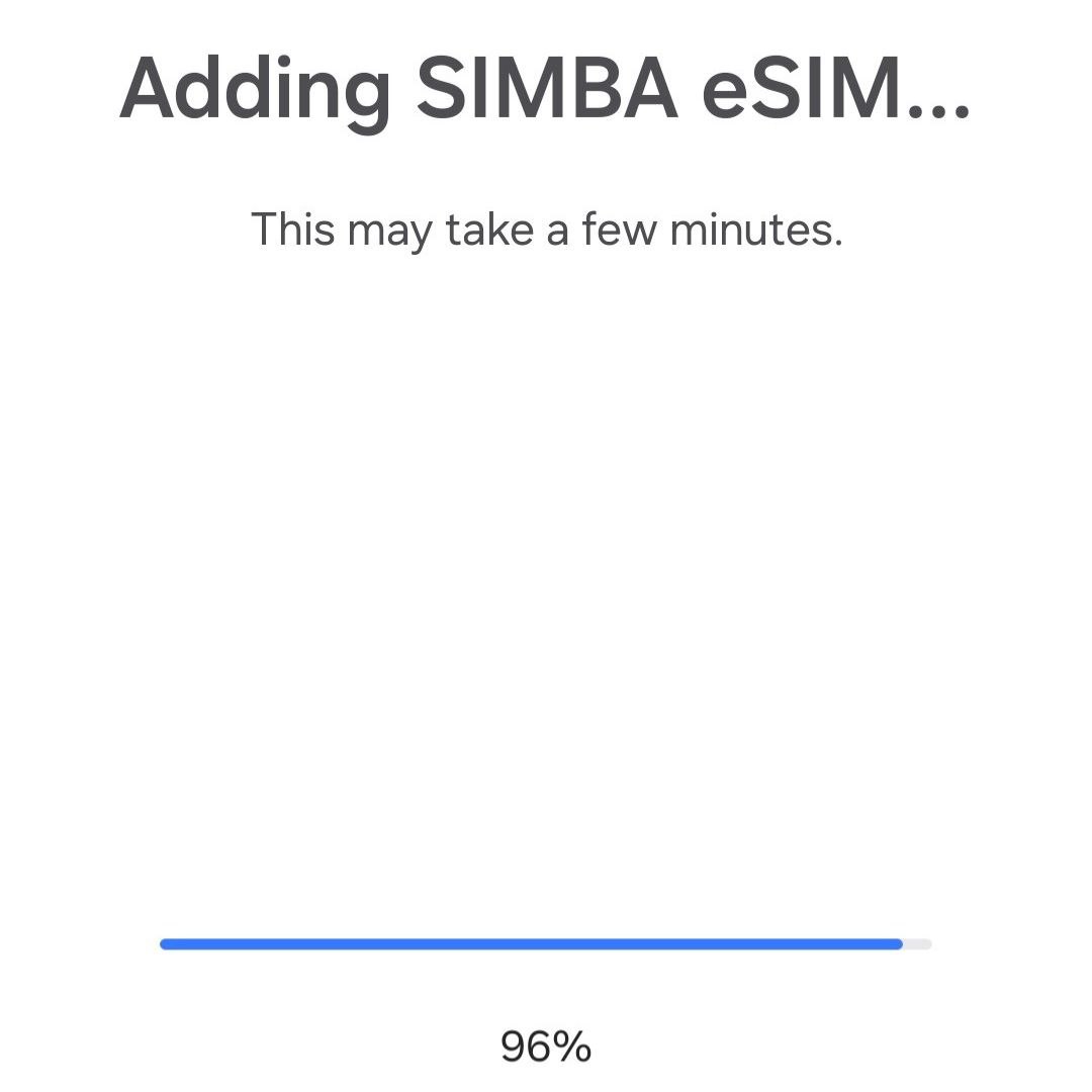 Activate eSIM