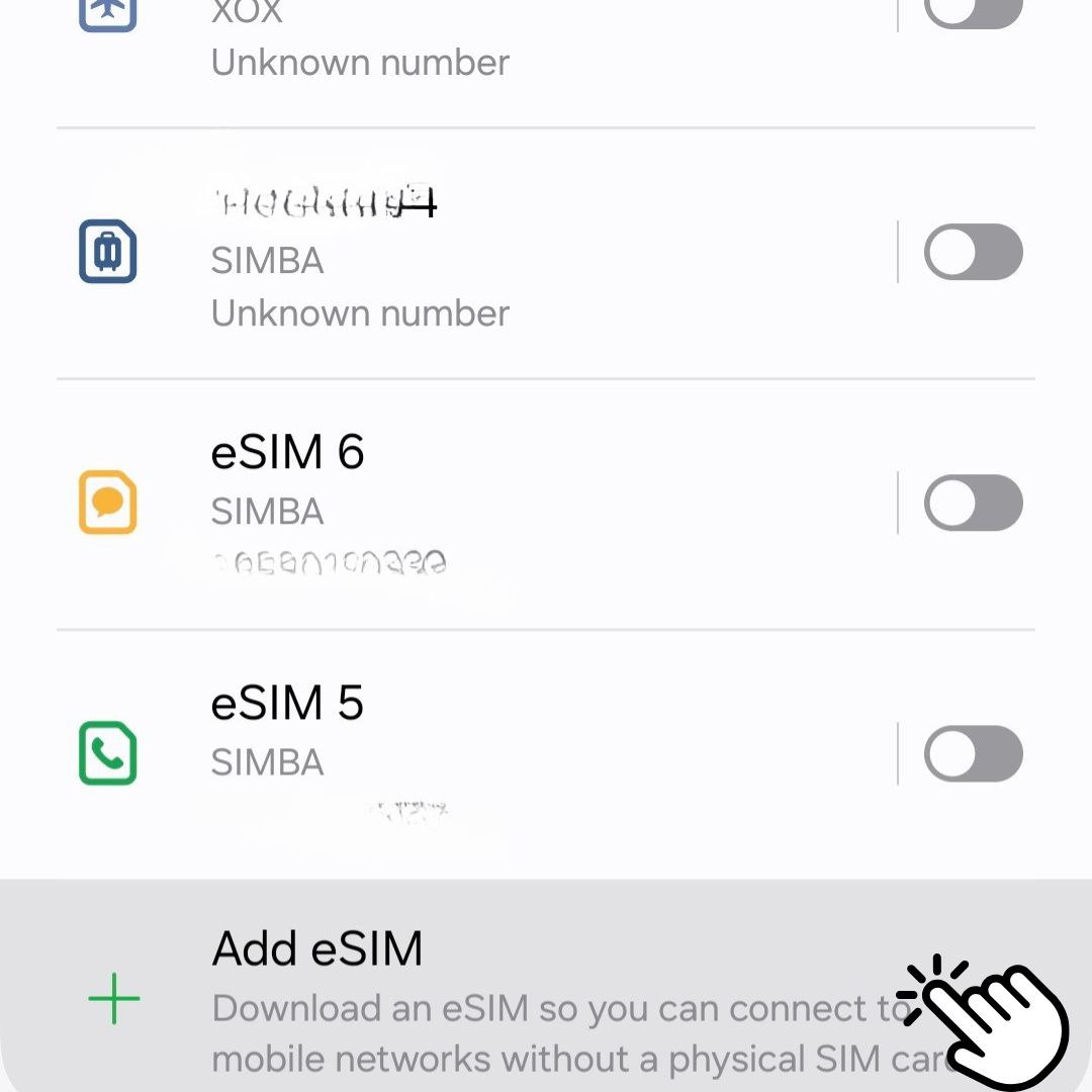 Add eSIM